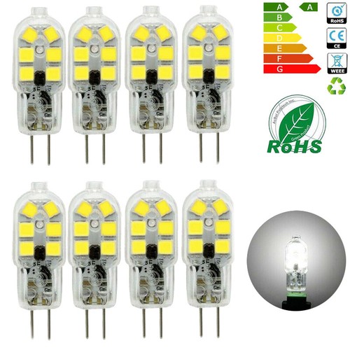 G4 5W LED Capsule Bulb 12V Cool White 2835 Halogen Replacement Energy Saving AU - Picture 2 of 10