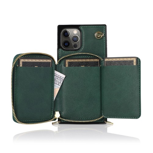 For Apple iPhone 12 Pro Max Mini Wallet Crossbody Shoulder PU Leather Case Cover - Zdjęcie 29 z 84