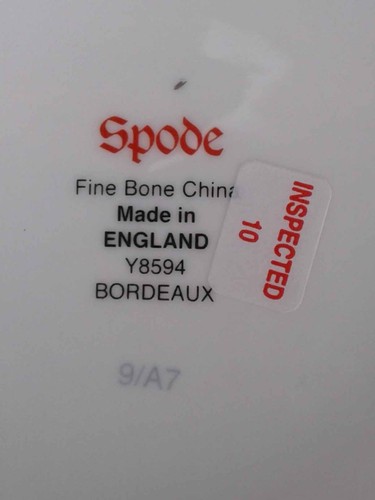 SPODE ""BORDEAUX"" SELEZIONE SERVIZIO CENA PARTE - Y8594. - Foto 24 di 100