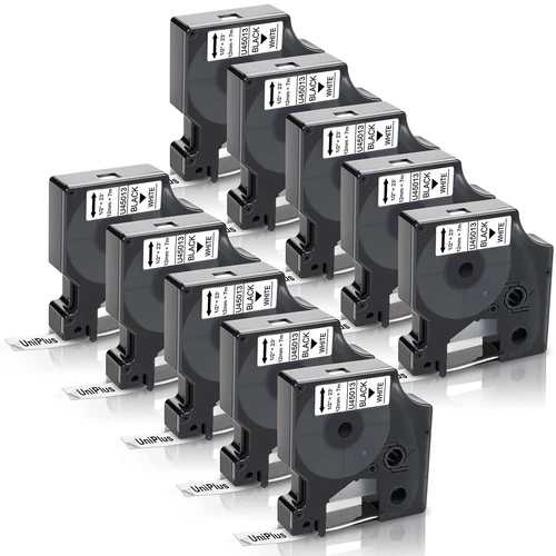 Compatible pour Dymo D1 45013 45013s S0720530 12mm x7m Ruban d'étiquette pour...