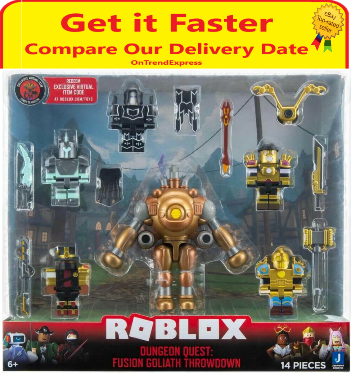 ROBLOX Environmental Pack Dungeon Quest : Fusion Goliath Throwdown