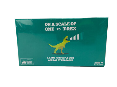On a Scale of One to T-Rex: A Card Game for People Who Are Bad at Charades 