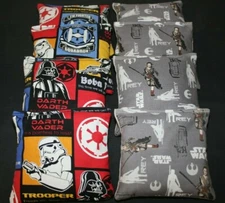 Star Wars fabric 8 cornhole ACA regulation cornhole bags Darth Vader Party Bag