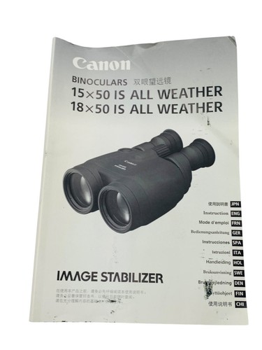 Canon Image Stabilizer 18x50 IS UD 3.7 Degrees All Weather Binoculars (Read) - Picture 12 of 12