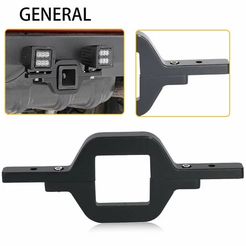 Tow Hitch Mounting Bracket+4x 4'' 4-row LED Work Light Pods Backup Reverse+Wire - Bild 16 von 23
