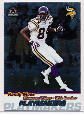 2002 ADRENALINE PLAYMAKERS #10 RANDY MOSS - MINNESOTA VIKINGS