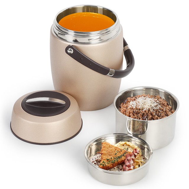 microwavable insulated food container