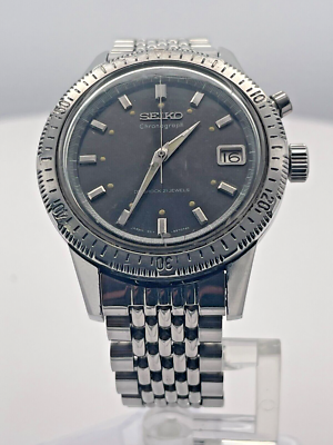 Seiko Tokyo Olympics Chronograph 5717-8990 Date Hand Winding 38 mm