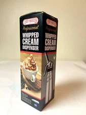 Chef Master 2 Pint Whipped Cream Dispenser Professional Grade Stainless Steel