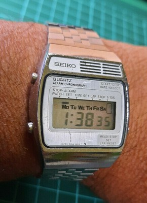 RARE Seiko a159-4000-g Vintage LCD Watch working Made in August 1977 | eBay