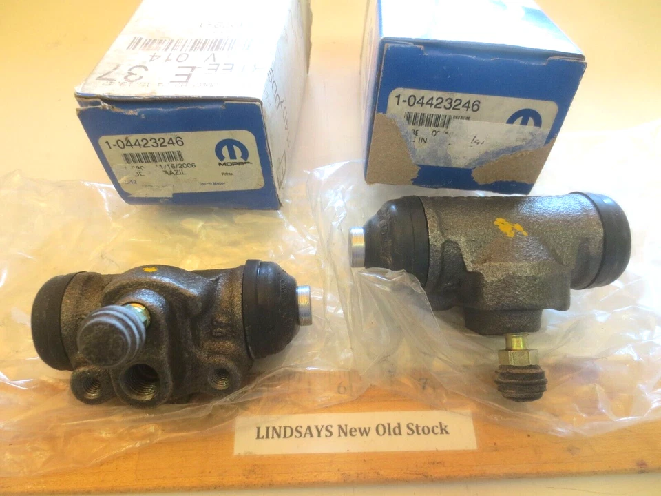 2 PÇS CHRYSLER DODGE MOPAR 1990/1995 "CILINDRO DE RODA DE FREIO" TRASEIRO RH/LH 04423246 - Imagem 2 de 4