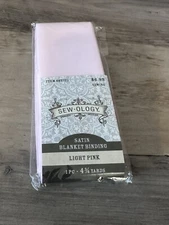 Sewology Satin Blanket Binding (4 3/4 yds x 2 in) - Light Pink #662171