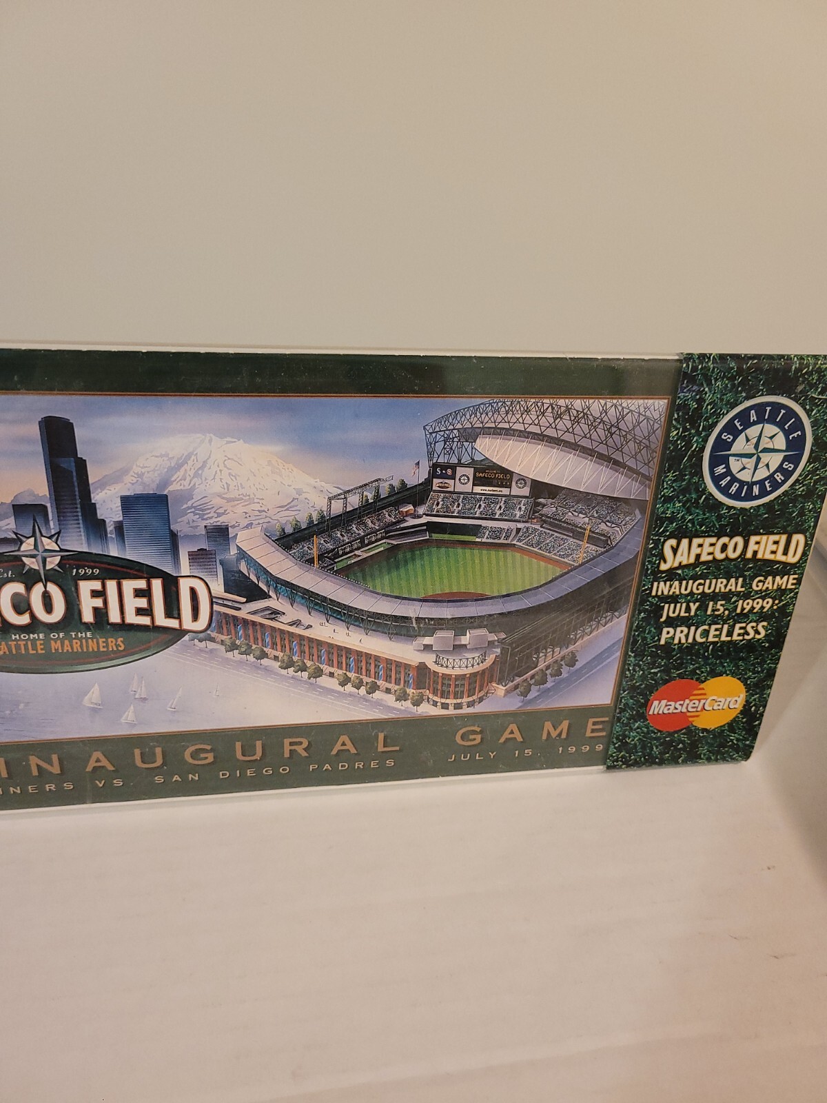 MLB Seattle Mariners Safeco Field 1999 Inaugural Game Commemorative