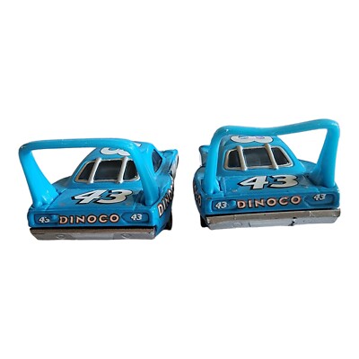 Disney Pixar Cars Lot Of 2 Dinoco #43 The King, Lenticular Eyes