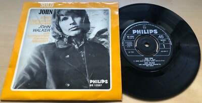 WALKER BROTHERS SOLO SCOTT JOHN 1966 UK PHILIPS VINYL 7 '' 45 EP BE.12597