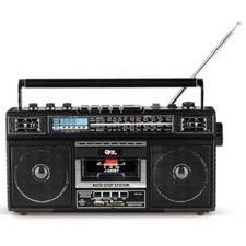 QFX J-220BT Boombox MP3 Conversion from Radio to Cassette Assorted Colors