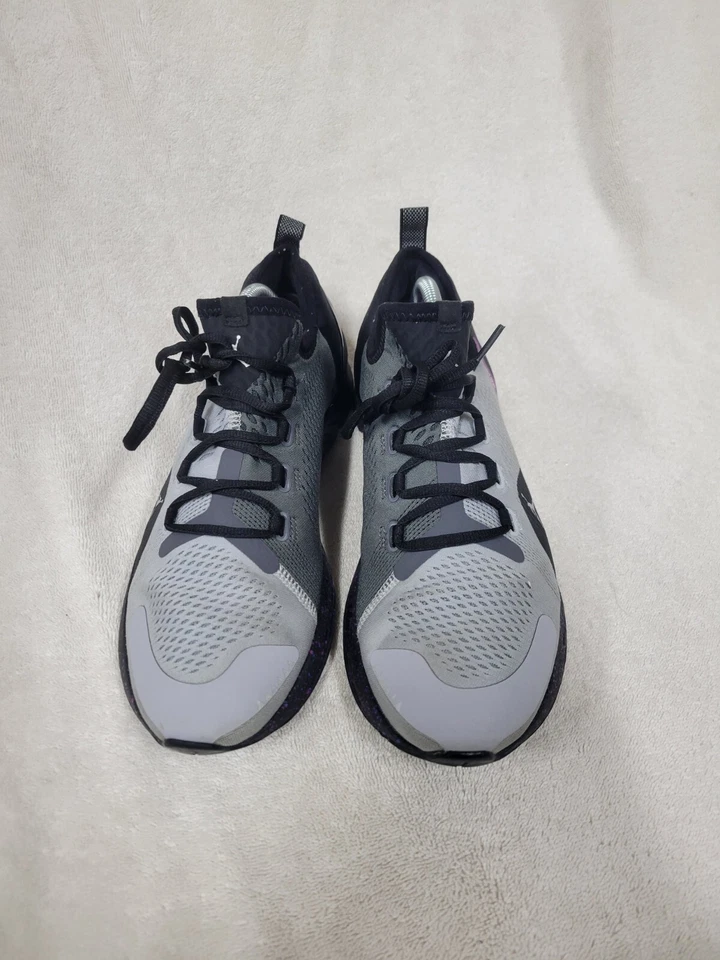 Tamanho 9 - Jordan React Havoc preto cinza hipervioleta - Imagem 3 de 4