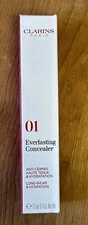 Clarins  Everlasting Concealer .4oz Full Size 01 LIGHT