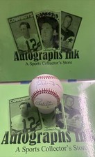 Tommy LaSorda Bobby Valentine Autographed Rawling Major League Baseball A8