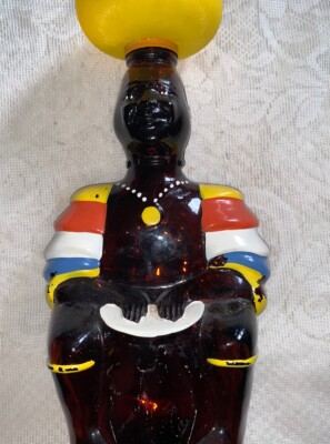 Vintage 1970s Angostura Old Oak Rum Limbo Drummer Decanter(0500)
