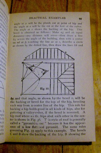RARE antique 1917 book MODERN CARPENTRY Hodgeson woodworking carpenter geometry - Picture 5 of 6