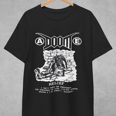Doom Unisex T-Shirt - Crust Anarcho Punk - Anti Cimex - Nausea - Discharge - Ame