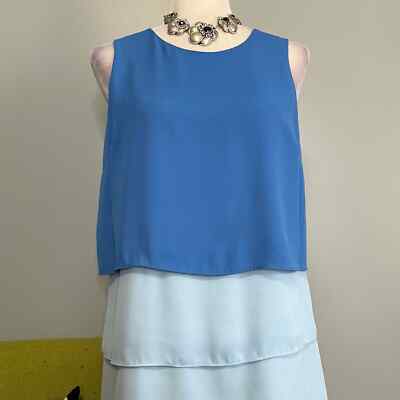 sachin and babi light blue dress Vince Camuto Womens Printed Polyester Maxi Dress main image 0