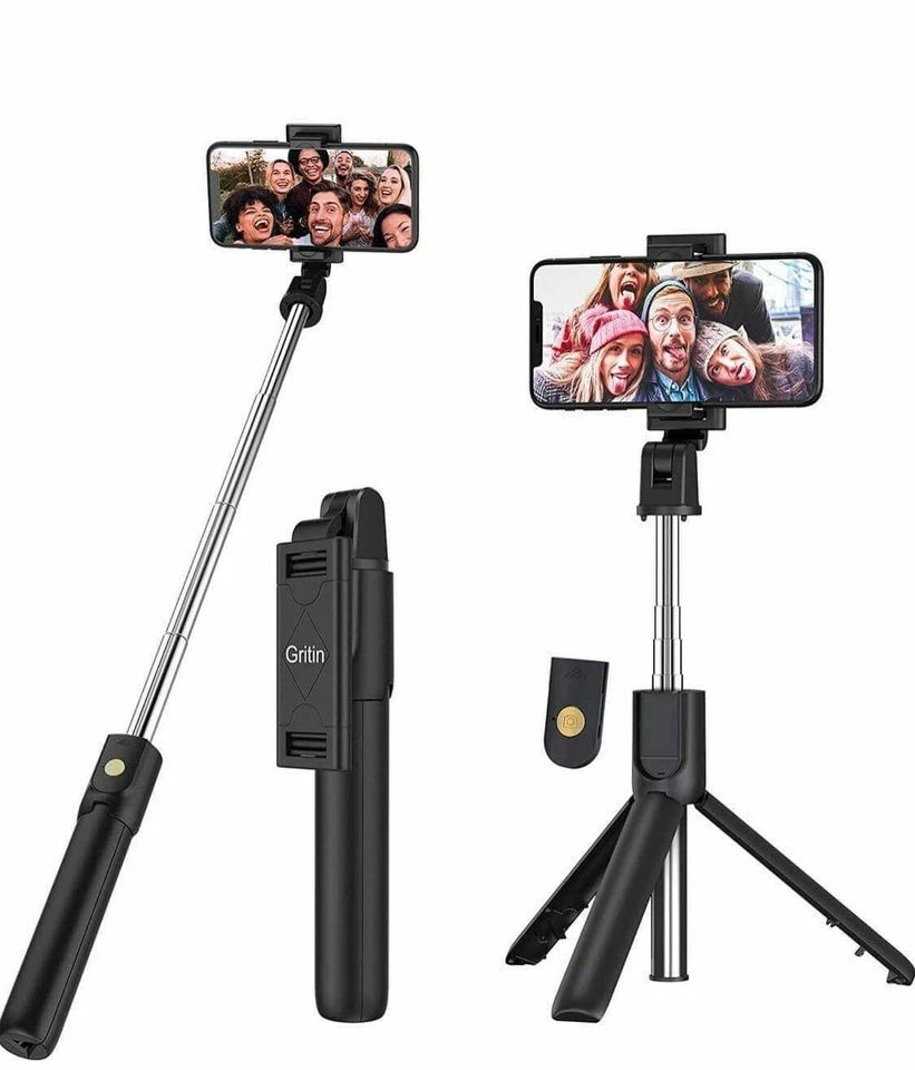 Soporte remoto para selfies palo trípode teléfono escritorio soporte para escritorio para iPhone/Samsung EE. UU. Foto 3 de 4