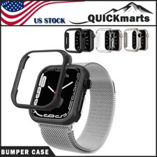 iWatch 41/45mm Bumper Protect Hard Case Frame Cover For Apple Watch Series 7 8