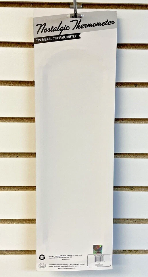 NEW! Gas & Oil TEXACO - Indoor Outdoor Metal Tin 17" Thermometer Nostalgic 40251 - Image 4 of 4