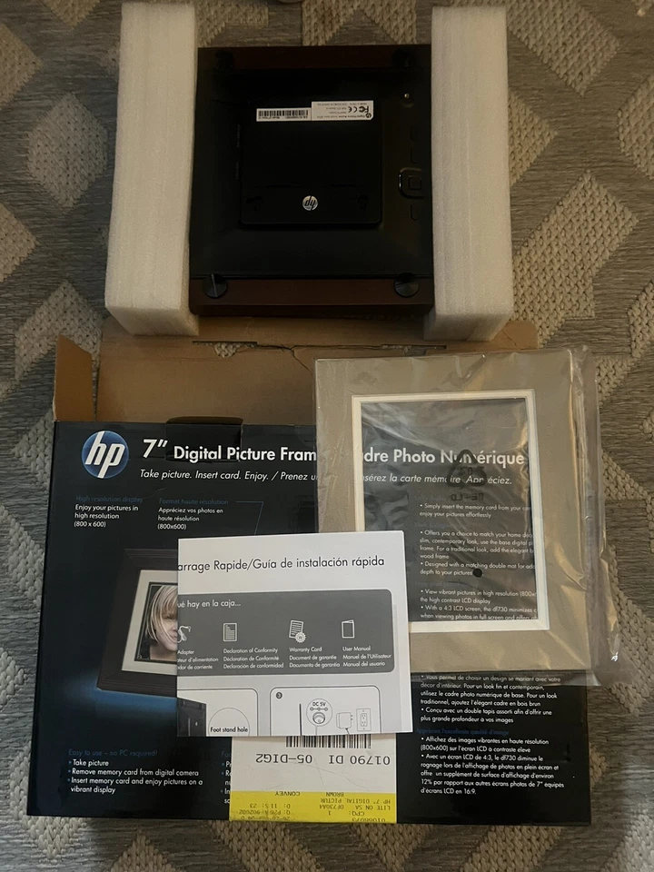 HP 7" Digital Picture Frame New Open Box - Image 2 of 4