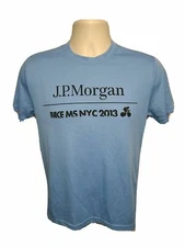 2013 JP Morgan Bike MS NYC Adult Blue XS Jersey