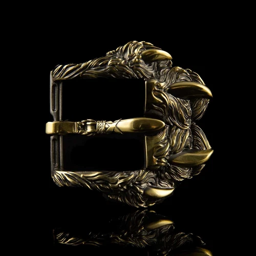 Belt buckle Wolftrack, wolf paw with claws, beast claws belt buckle, handmade