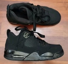 NIKE Women's Air Jordan 4 Retro Mid Black Cat OG Retro 2020 Size: 6.5M