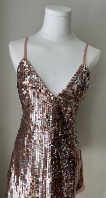 NBD Revolve Copper Sequin Dress S | eBay NBD Revolve Copper Sequin Dress S | eBay