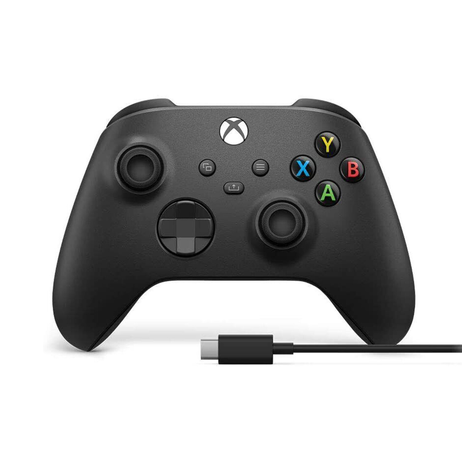 CONTROLLER GAMEPAD JOYSTICK XBOX ONE S X SERIE S X MICROSOFT + CAVO NERO BLACK