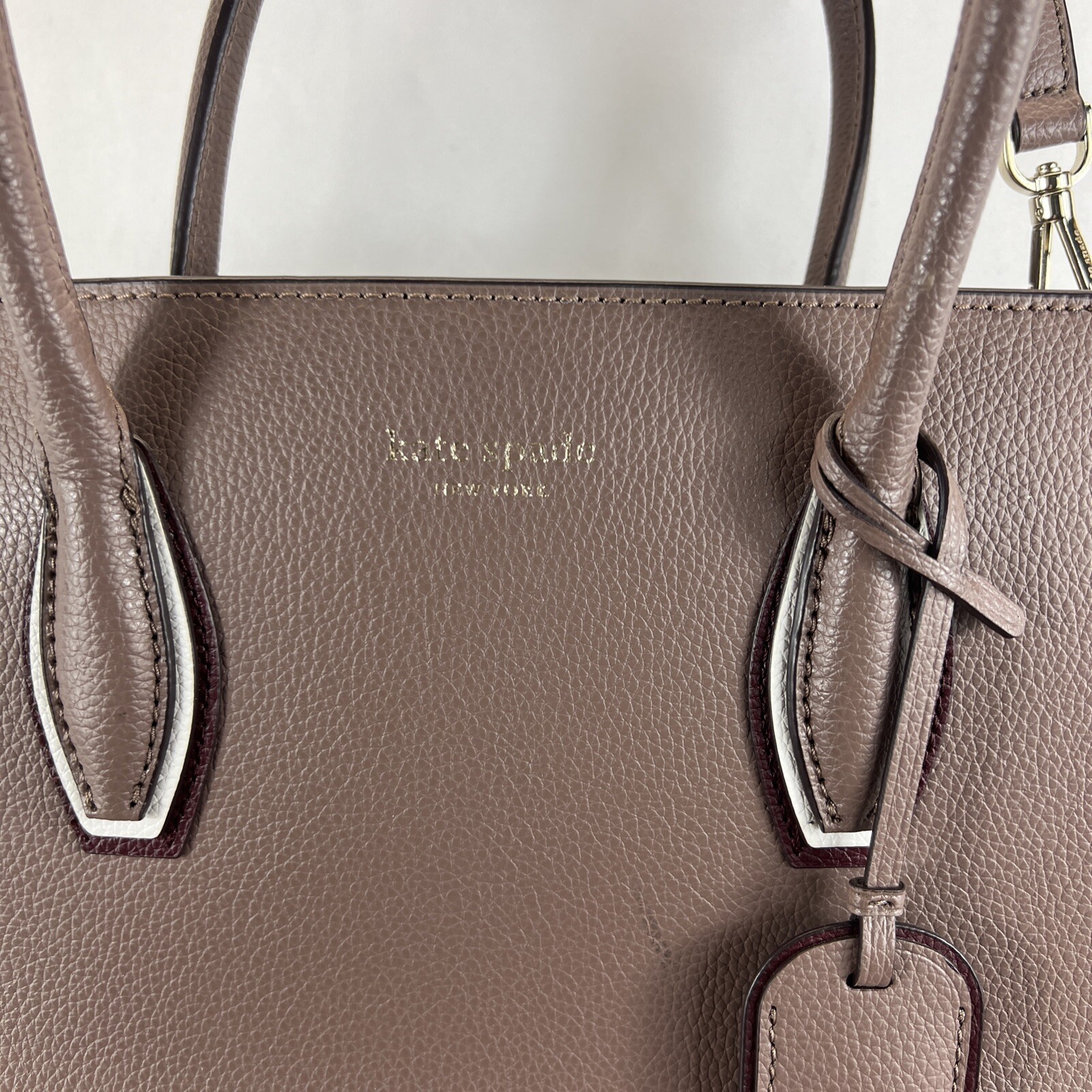 Kate Spade Solid Brown Double & Adjustable Should… - image 5