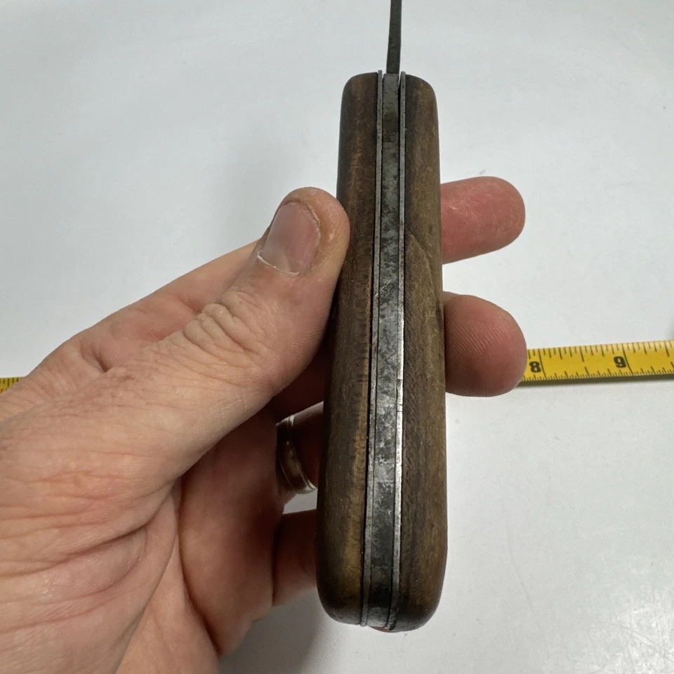 Cuchillo de Bolsillo Friedr Herder Abr Sohn Solingen Alemania De Colección Carpeta As de Picas Foto 4 de 4