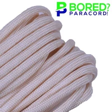 Cream - 50 FT - 550 Paracord Rope 7 strand Parachute Cord
