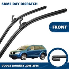 Front Windscreen 24" 18" Flat Aero Wiper Blades Pair for Dodge Journey 08-16