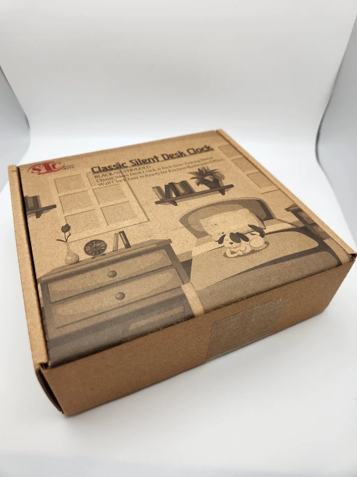 Silent Desk Clock - Perfect for Customizing Clock Craft, Mini, 6 Inches, Quiet - Image 2 of 4