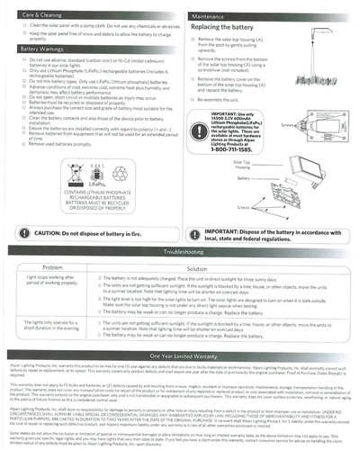 Energizer Solar LED Pathway Lights 30 Lumen, 6-Pack - Picture 17 of 17
