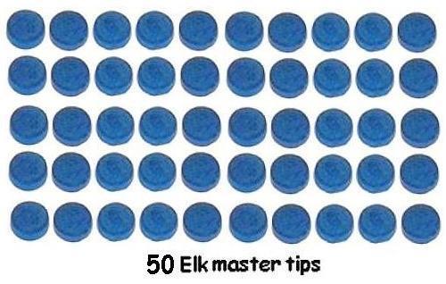 ELKMASTER CUE TIPS. ALL SIZES,  8mm to 13 MM - UK SUPPLIER - Picture 1 of 7