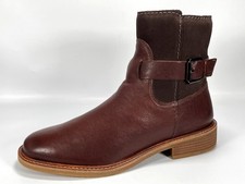 Image of Clarks Cologne Strap Women's Brown Leather Boots Size 6D Brand New RRP £130
