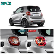 Fanali posteriori full led 2 pezzi per Mercedesz Benz 2015-2019 Smart 453 Fortwo/Forfour