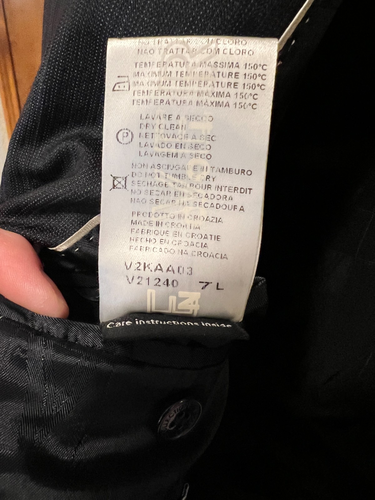 Versace Collection Men's Black Suit Jacket - image 7