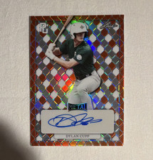 Leaf 2022 Perfect Game Metal Autographs Dylan Cupp Autograph Serial 1/2 MA-DC1