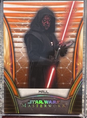 2025 Topps Star Wars Masterwork Maul #34 Solo: A Star Wars Story 06/10