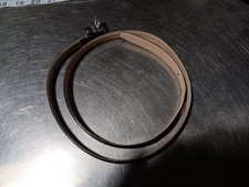 Women's Thin Blue Leather Belt 26-029G 