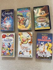 Disney VHS tapes - bundle of 6 tapes
